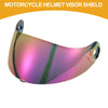 X-803 Resin Purple Gold Tone Visor Shield 3Snap