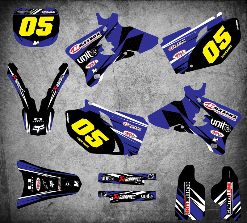 Yamaha YZF 250 Custom Graphics Full Kit (2003-2005)