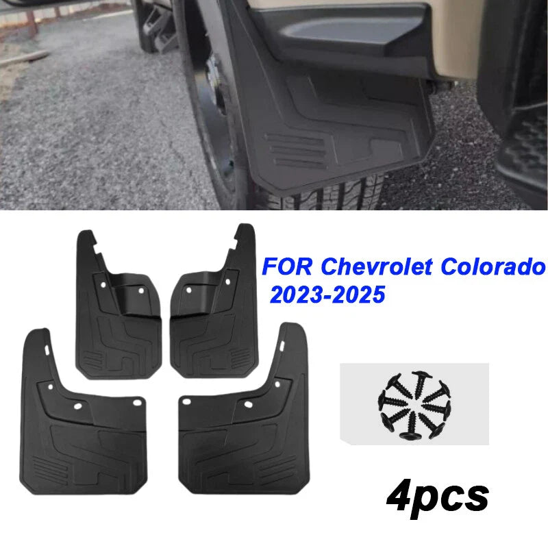 Chevrolet Colorado 4 x Splash Guards Mud Flaps Fender (2023–2025)