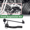 Toyota Corolla 6pcs Front Suspension Kit Outer Tie Rod Ends Sway Bar Links (2003-2008)