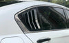 Honda Accord 2 x Black Side Window Louver Shutter Cover Trim (2013–2017)