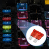 Car Boat Truck SUV Motorcycle Red 25pcs Blade Style Fuses 10A
