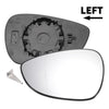 Ford B Max Left Side White Mirror Glass (2012-2019)