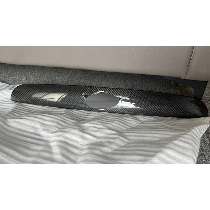Mini F55 / 6 / 7 14-17 100% Carbon Fiber Rear Trunk Tailgate Handle Panel Trim