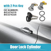 Mazda B2200 (1986-1993) - 1 Set Silver Black Door Lock Cylinder Replacement