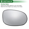 Ford Ka Right Side White Convex Mirror Glass (2008-2017)