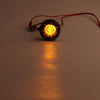 Harley Softail Dyna 7 LED Black Fire Ring Turn Signal Lights