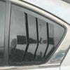 Honda Accord 2 x Black Side Window Louver Shutter Cover Trim (2013–2017)