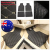 All Models 4 x Universal Black PU Leather Car Floor Mats Waterproof