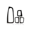 Benz C GLC Class 2015-2018 Carbon Fiber Window Switch Buttons Cover Trim Fit