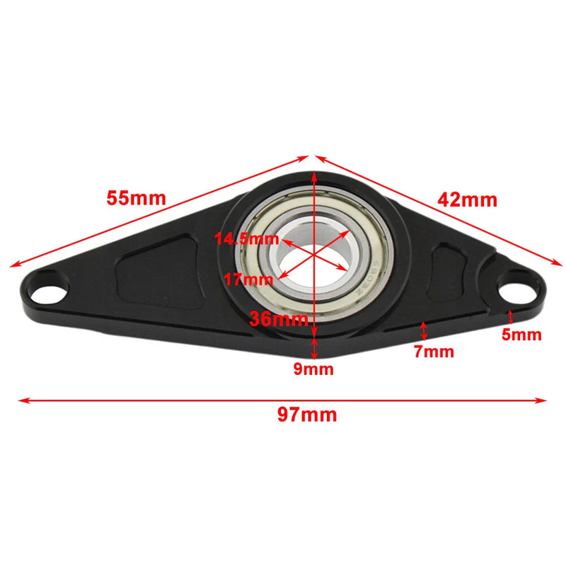 Suzuki GIXXER 250 V-Strom Red Gear Shift Stabilizer Bracket (22-24)