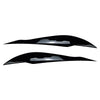 BMW 3 Series F30 F31 Gloss Black Headlight Eyebrow Eyelid Covers (2012-2019)