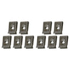 Car Bumper Inner Fender Wheel Retainers 10PC U-Type Groove Clips