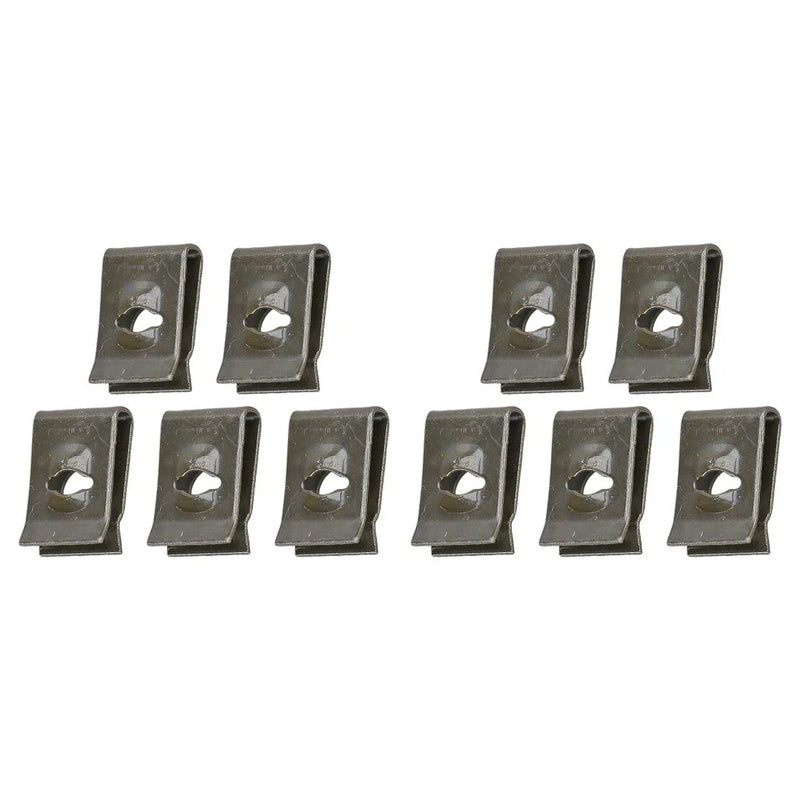 Car Bumper Inner Fender Wheel Retainers 10PC U-Type Groove Clips