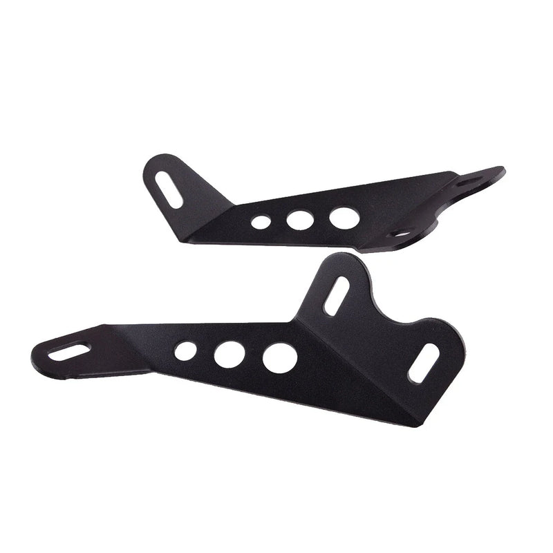 Jeep Wrangler JK JKU 22" LED Light Bar Hood Mount Brackets (2007-2017)