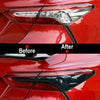 Toyota Camry Black ABS Rear Tail Light Lamp Trim Covers (2018-2021)