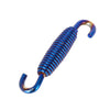 Motorcycle Exhaust Pipe Spring 2 x Stainless Steel Blue