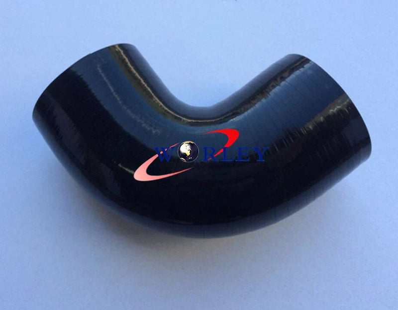 Intake Pipe BLACK Silicone Hose 90° Elbow Bend 2" ID