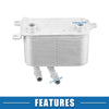 BMW E60 (2006-2010) Silver Tone Oil Cooler