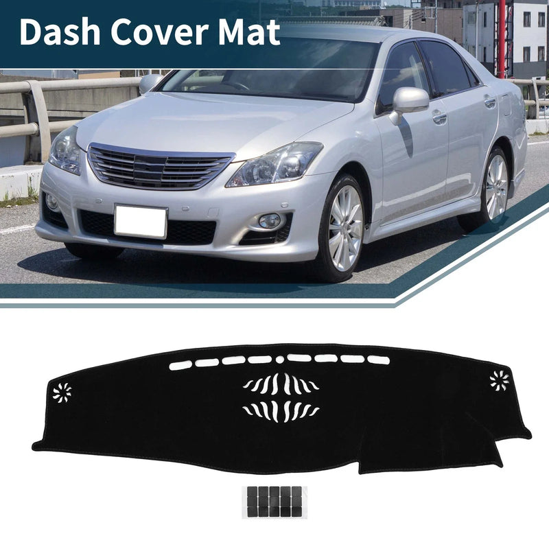 Toyota Crown 2012-2018 Black 1 Set Dashboard Cover Mat