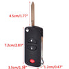Chrysler Dodge CITA Remote Key Flip Key Shell Case (2015-2023)