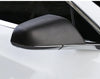 Tesla Model S Matte Black Carbon Fiber Mirror Covers (2012-2020)