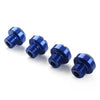 M10 Screws - Blue 4 x Universal Motorcycle Mirror Hole Blanking Plugs