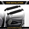 Jeep Wrangler TJ JK JKU (2007-2018) Black 2 x Door Limiting Straps