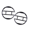 Ford Bronco Headlight Cover 2 x Carbon Fiber Style (2021-2024)