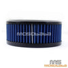 Harley Softail, Touring, Breakout 6" Round Blue Air Filter Cleaner (2012-2023)