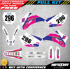 Yamaha YZF 250 (2006-2009) BERM STYLE Stickers Custom Graphics Full Kit