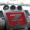 Nissan 350Z Red Carbon Fiber Console Navigation GPS Panel Cover (03-09)