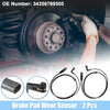 BMW X5 Plastic Black Gray Rear Brake Pad Sensor