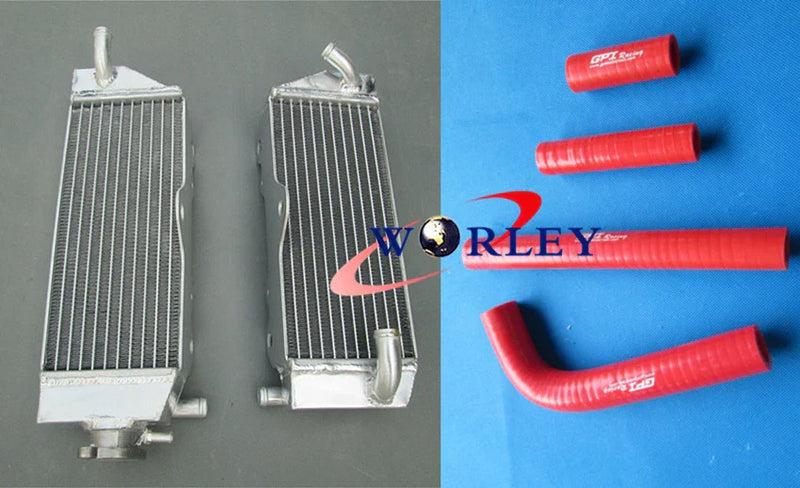 YAMAHA YZ400F YZF400 Aluminum Radiator & Hose (1998-2000)