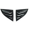 Toyota Supra Gloss Black Rear Glass Duct Louver Vent Covers (2019–2025)