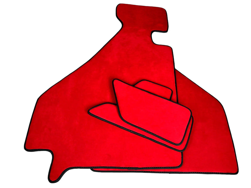 Ferrari F355 (1994-1999) - AutoWin Brand Red Alcantara Floor Mats