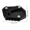 Honda Monkey 125 (2018-2023) Black Kickstand Pad Set 2 x Aluminum Alloy