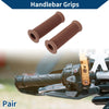 Make Model 7/8" 22mm Hand Grips Cover Handlebar Grip Rubber Light Brown