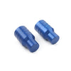 Motorcycle, Car, Trucks - Universal Wheel Covers Blue Valve Stem Caps