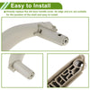 BMW X5 F15 (2014-2018) Gray White Door Handle Pull Trim Cover