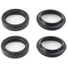 4 Pcs 33X46 MM Motorcycle Front Fork Damper Shock Absorber Seal