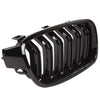 BMW F30 F31 F35 3 Series Front Bumper Kidney Grille Gloss Black (2012-2019)