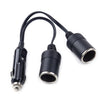 Car Double Twin Cigarette Lighter Socket Plug Charger Splitter