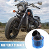 110-125cc Motorcycles ATV Blue Air Filter Cleaner Bent 40mm/1.57