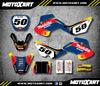 Suzuki JR 50 (2000-2003) - ROCKMAK Style Stickers Decals Custom Graphic Kit