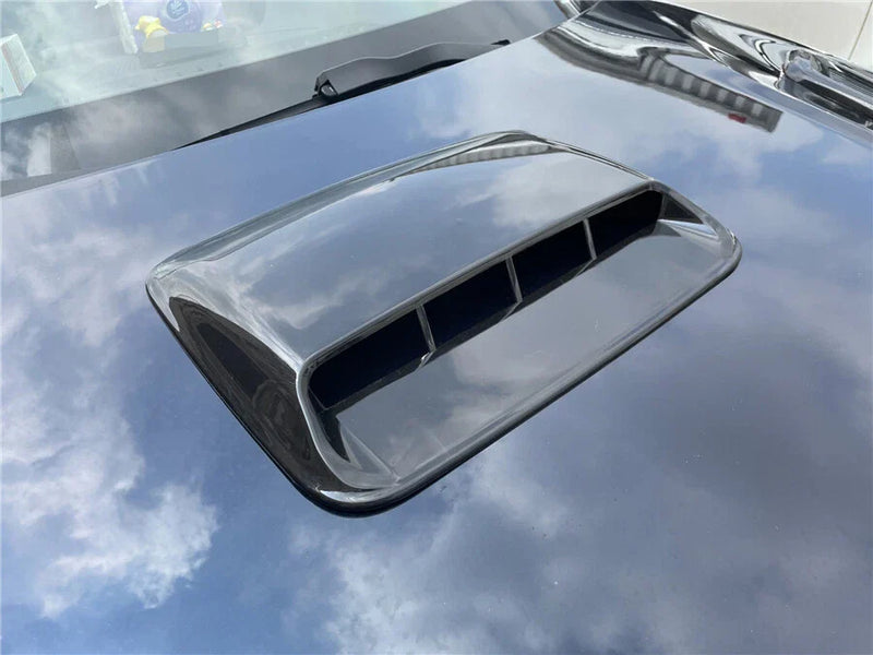 Car Glossy Black Air Flow Intake Hood Scoop Vent Cover (No Year Specified)