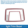 Honda Freed (2024-2025) Silver Tone Front Row Light Trim Bezel