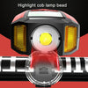 Bike Front Light USB Rechargeable LED Bicycle Headlight with Horn