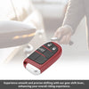 Dodge Charger (2017) Black Red 3 Button Key Fob Shell Case
