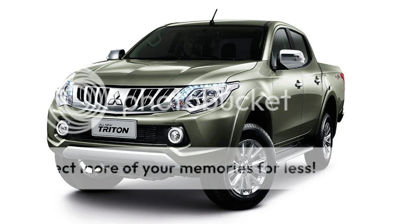 Mitsubishi L200 Triton Chrome Side Vent Covers (2015-2016)